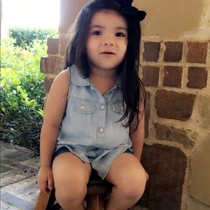 Chambray button down shirt